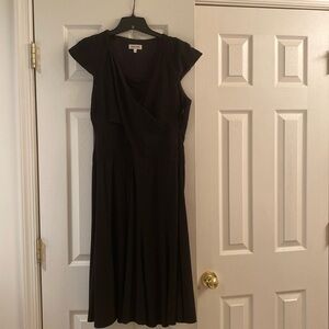 Jones Studio black dress with flare.